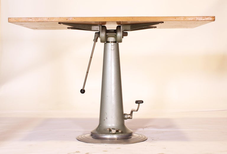 Industrial Drafting Table by Nike, Tall Model at 1stDibs