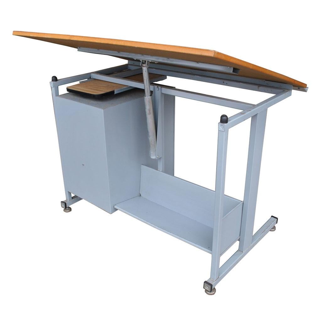 drafting table with storage