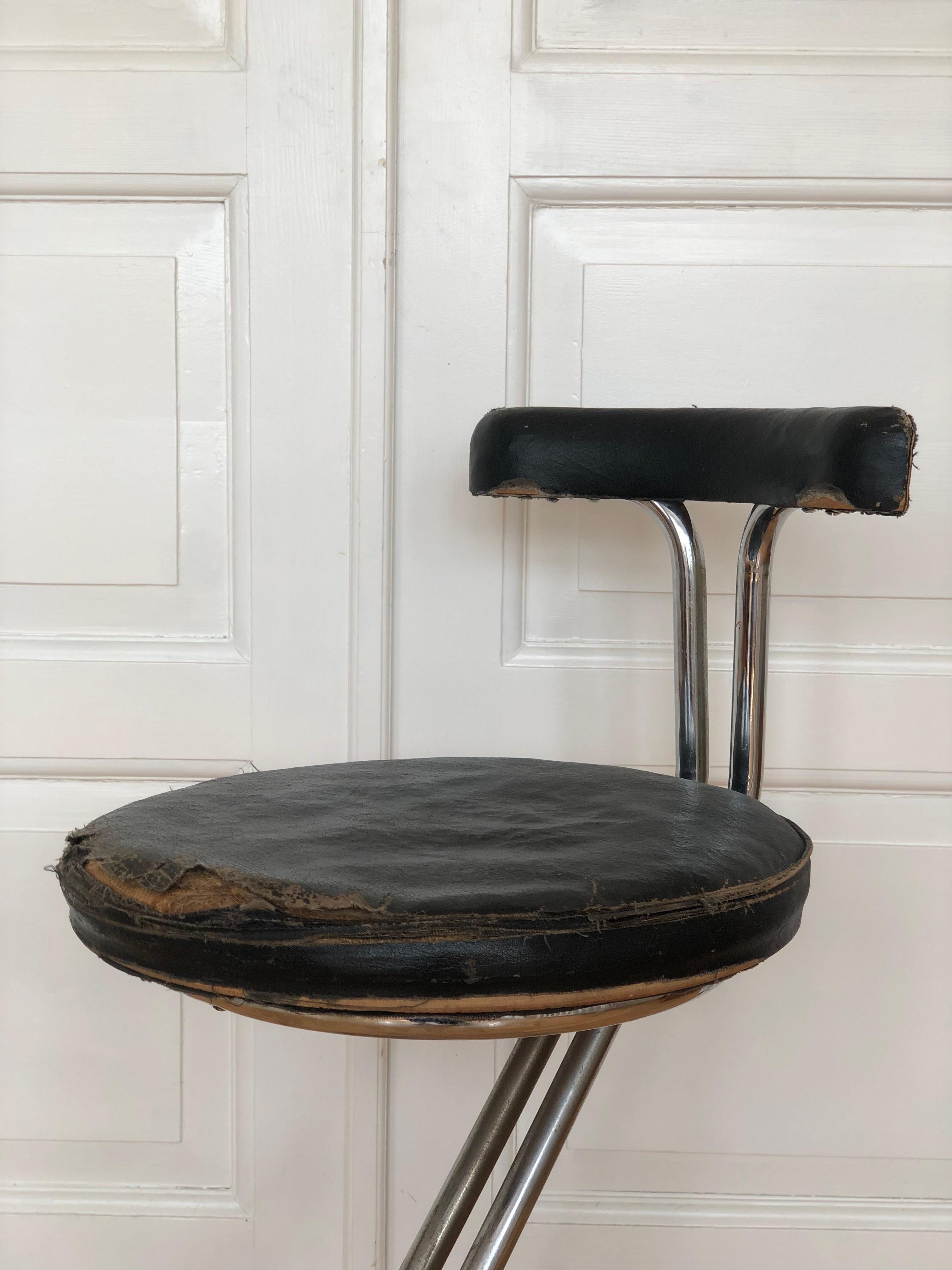 Industrial DS-Staal Chair by Sven Markelius 1930 Sweden Sueco en venta