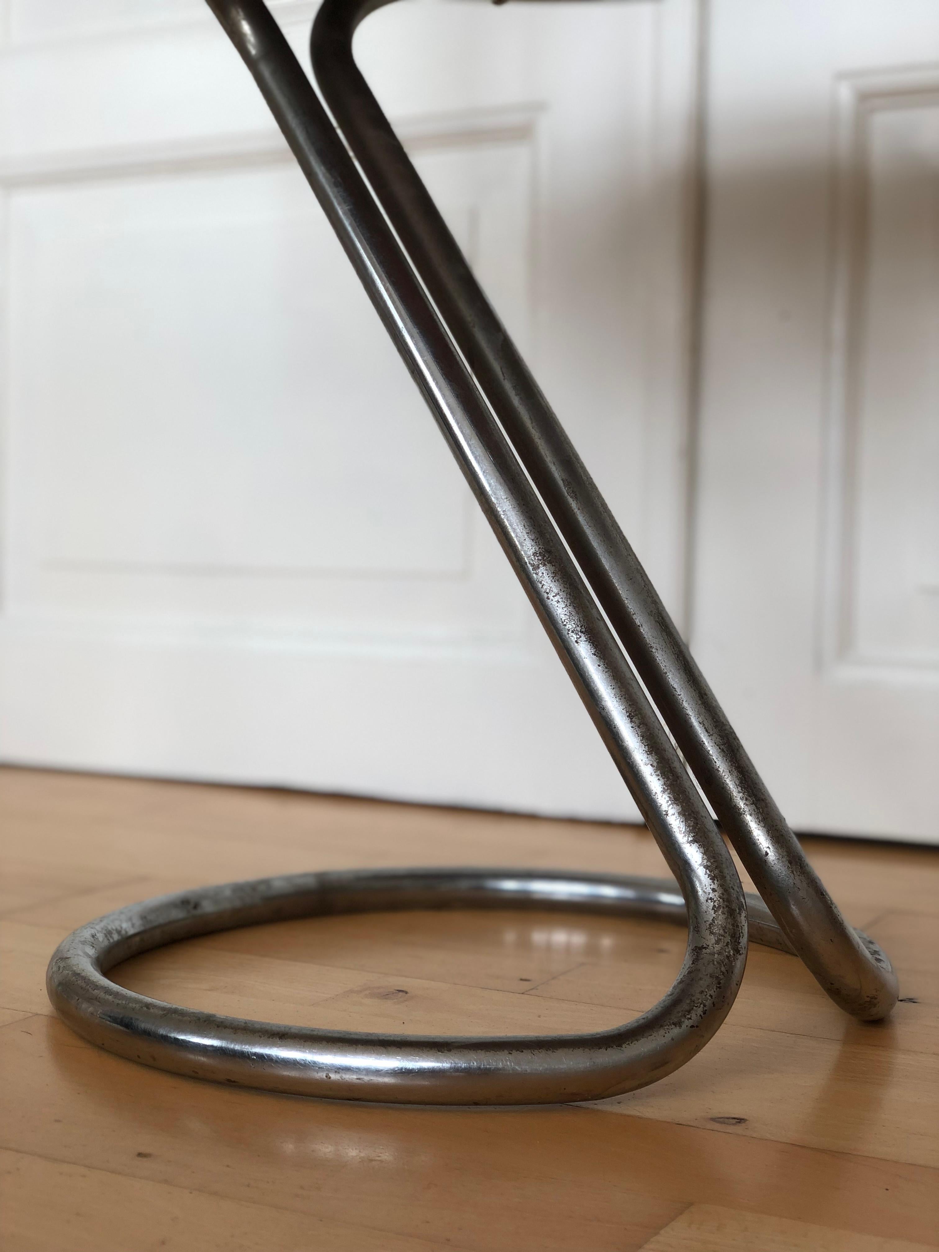 Industrial DS-Staal Chair by Sven Markelius 1930 Sweden Hecho a mano en venta