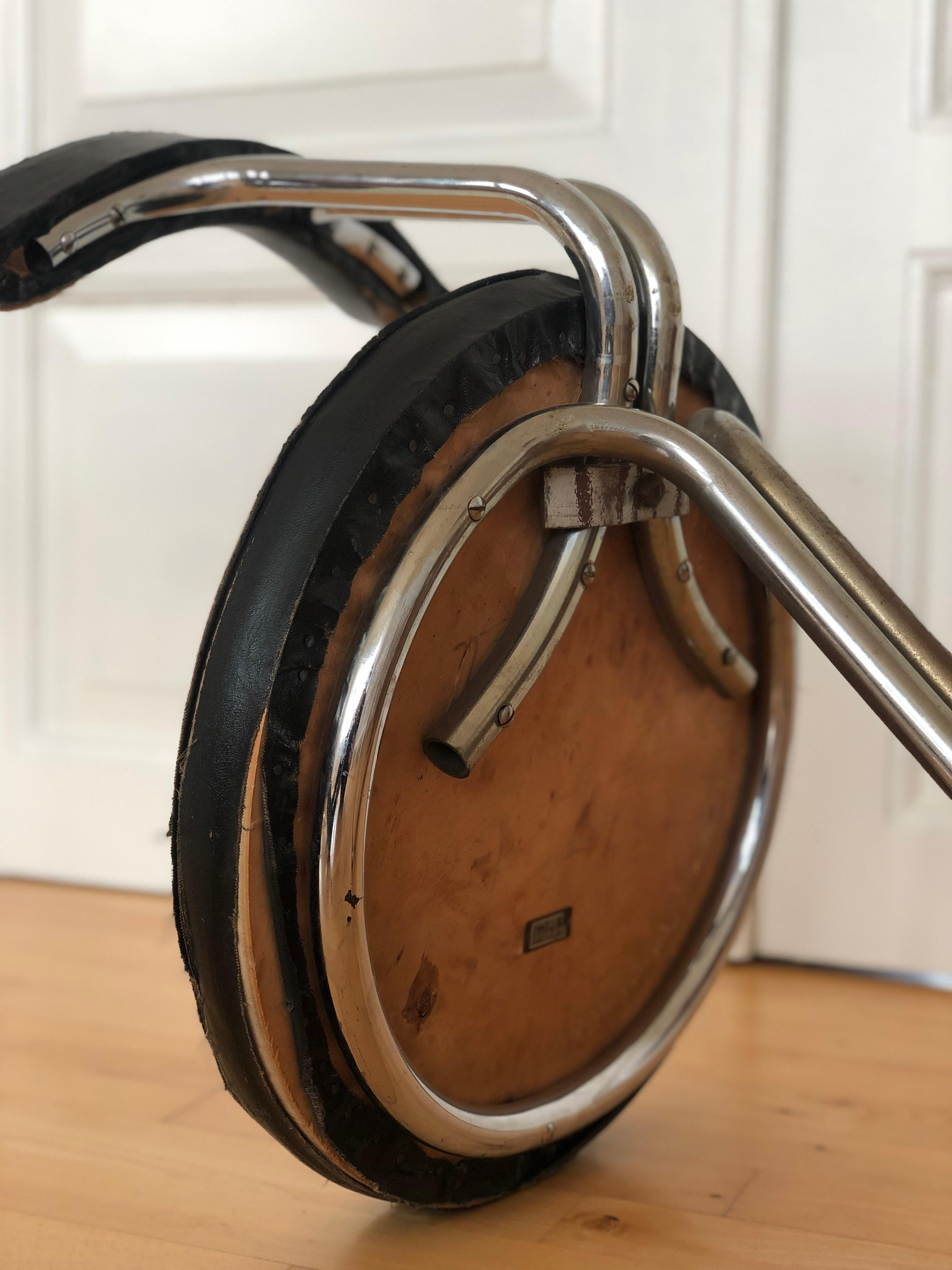 Industrial DS-Staal Chair by Sven Markelius 1930 Sweden en venta 1