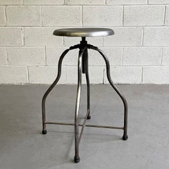 Industrial Early 20th Century Apothecary Swivel Stool