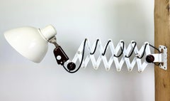 Industrielle Ostdeutsche Scherenlampe aus dem VEB Zweckleuchtenbau Dresden, 1950er Jahre