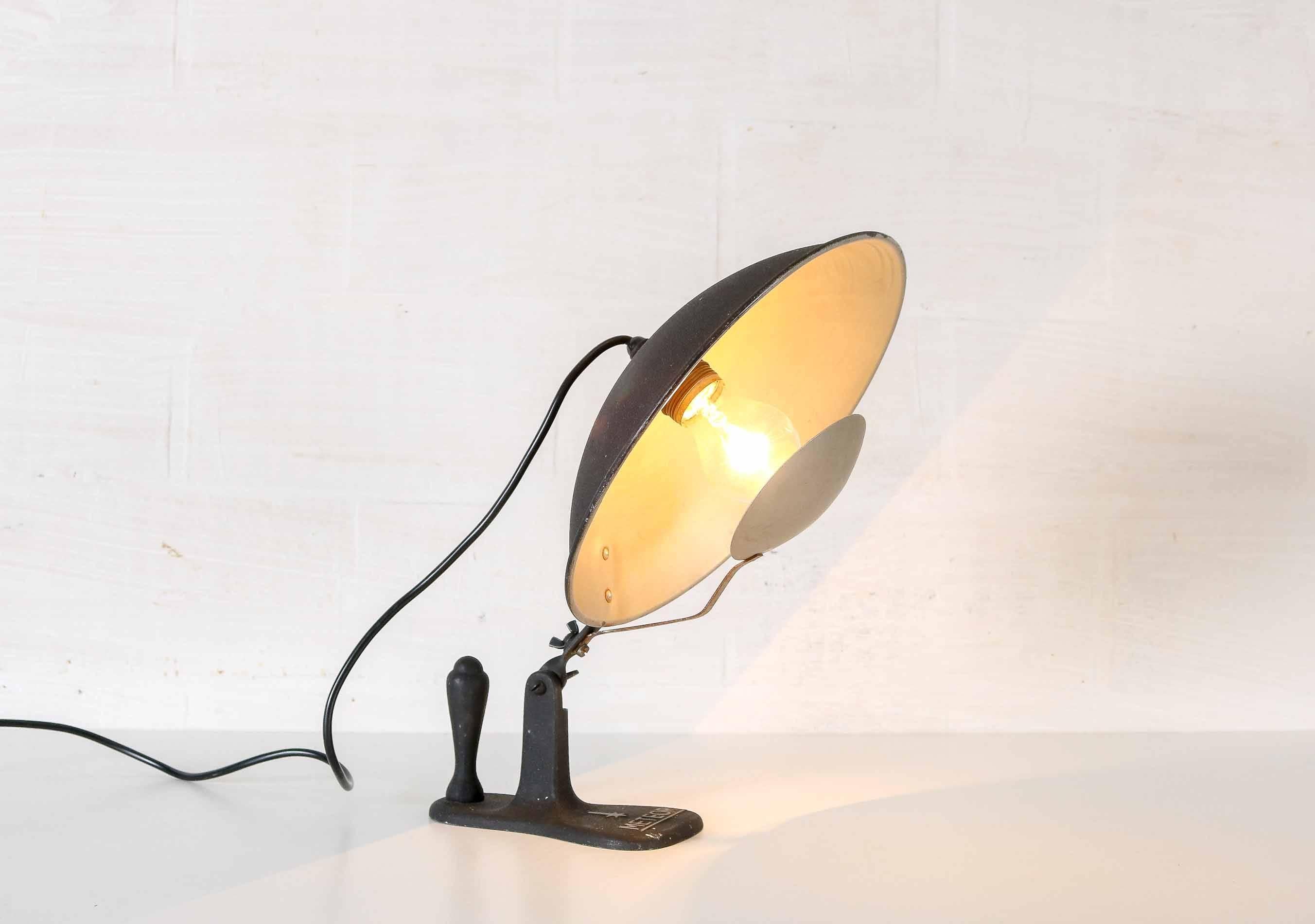 Industrial Eclipse Table Lamp For Sale 1