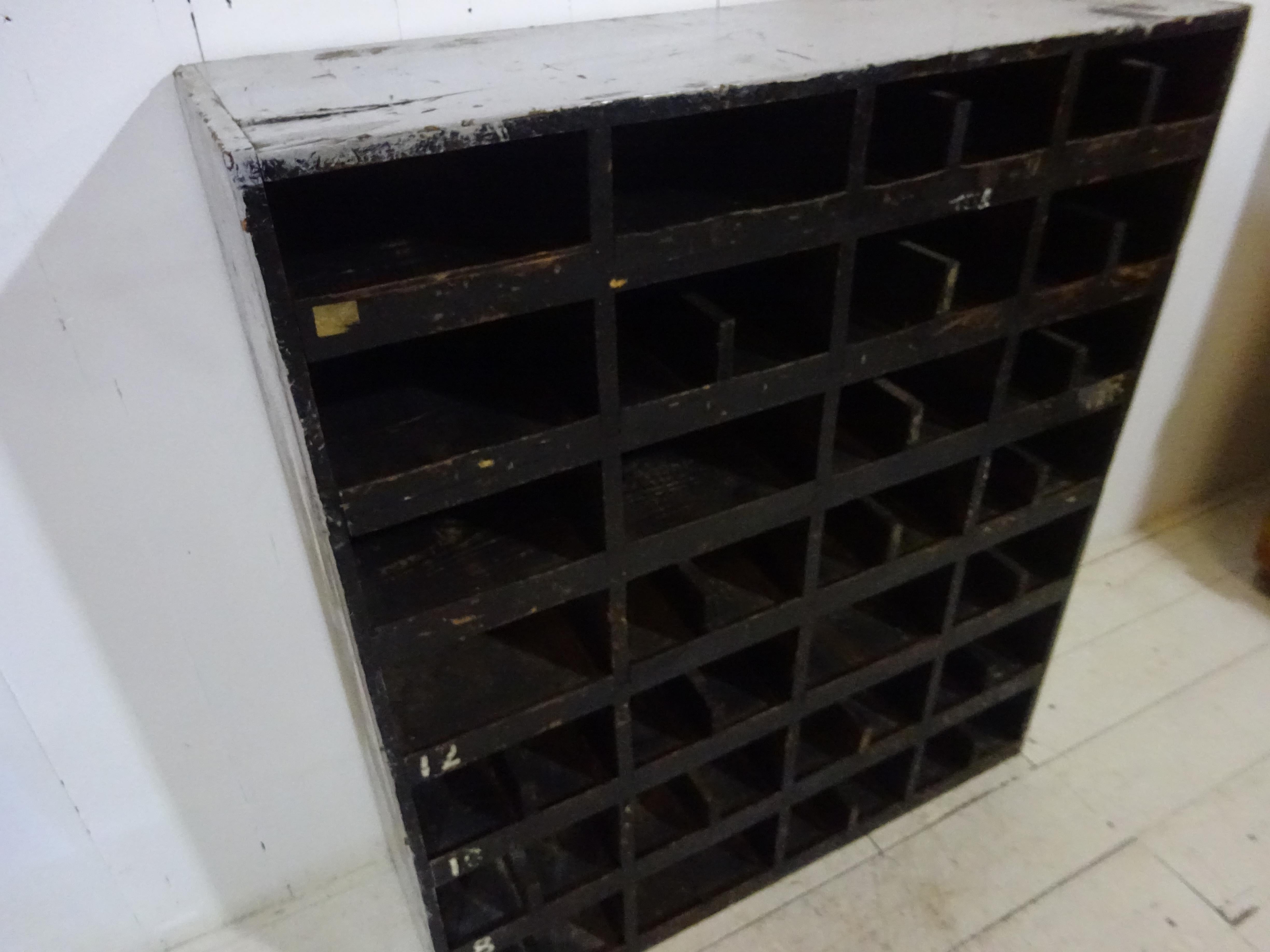 Industrial Engineers Pigeon Hole In Good Condition For Sale In Tarleton, GB