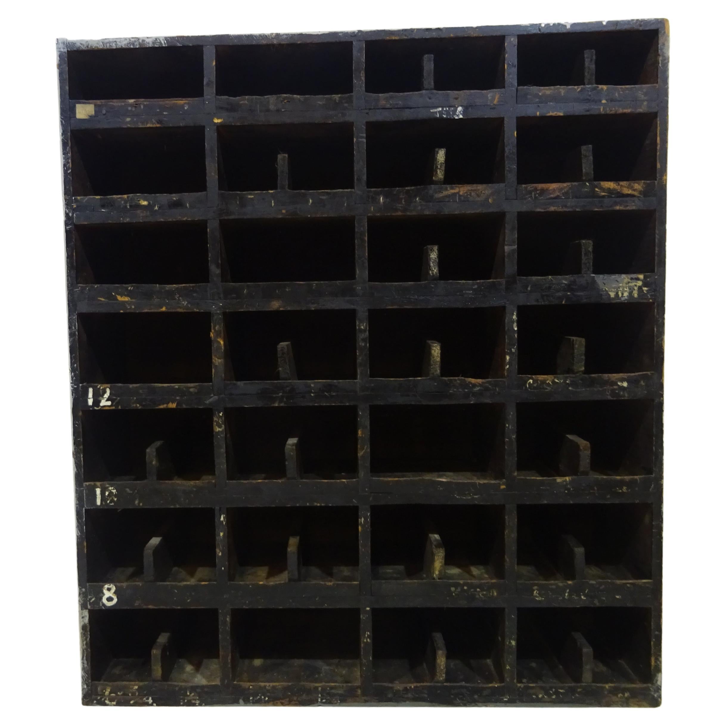 Industrial Engineers Pigeon Hole For Sale