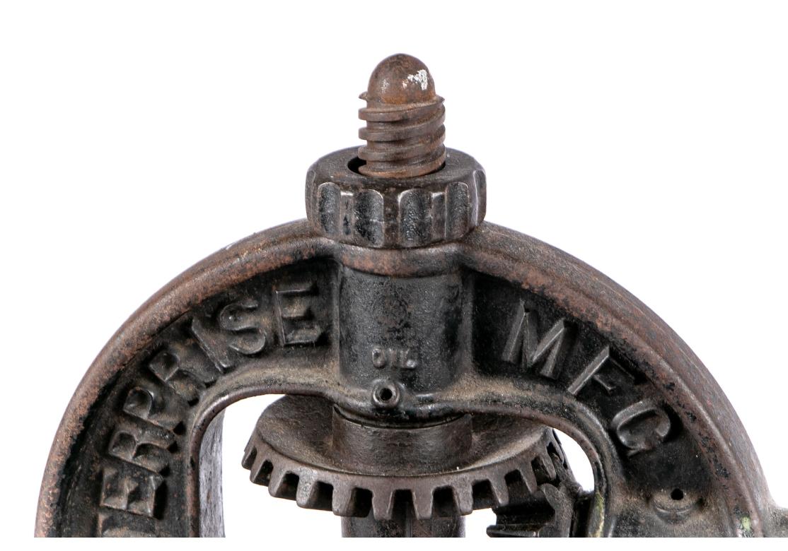 20th Century Industrial Era Enterprise Mfg. Co. (Philadelphia) Iron Grinder For Sale