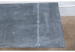 Industrial Era Zinc Top Work Table