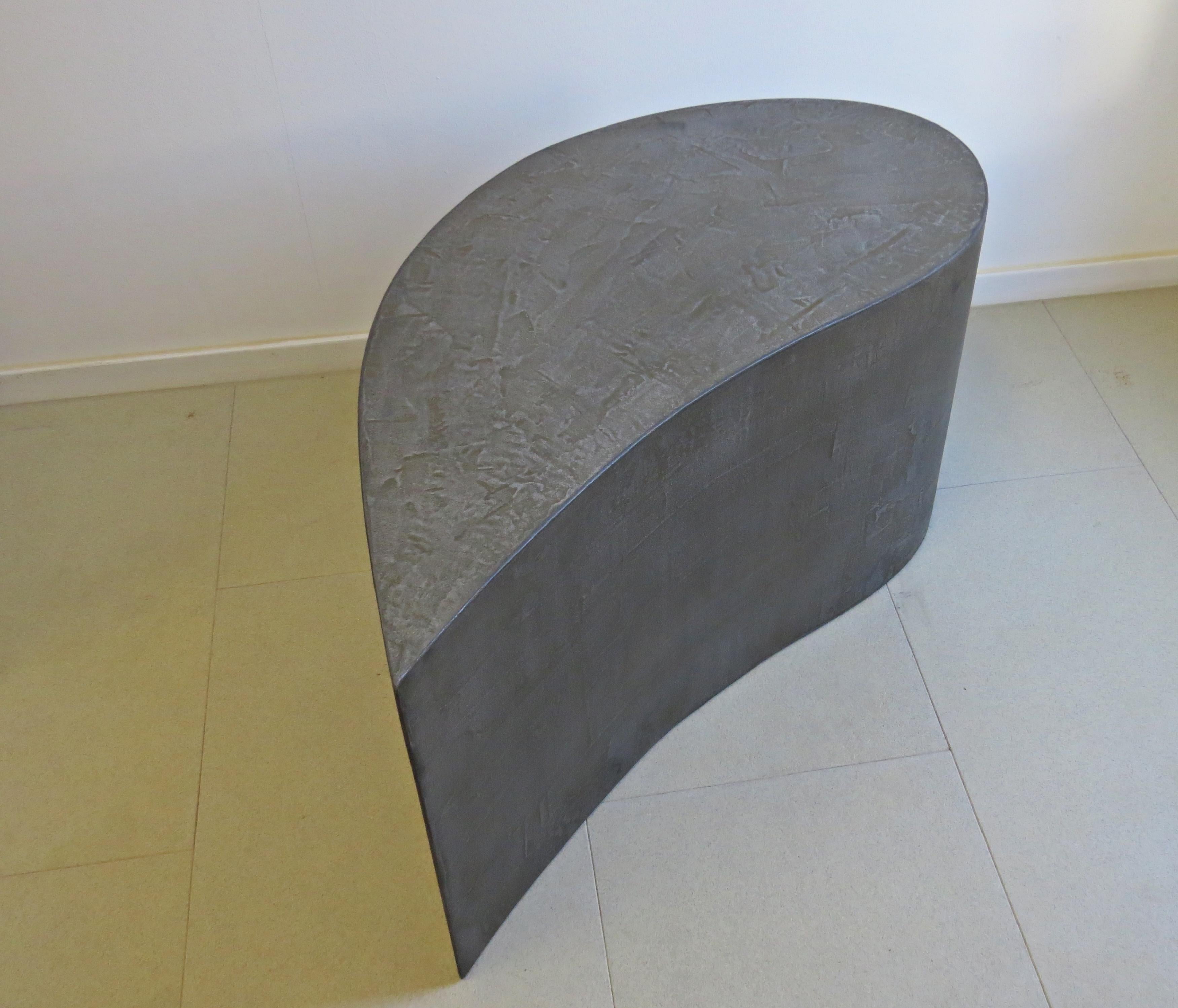Industrial, European, 21st Century, Coffee Table, Wood Coated Steel In New Condition For Sale In Dietmannsried, Bavaria