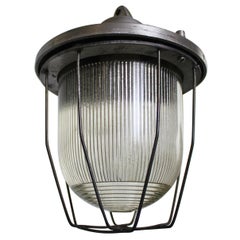 Industrial European Ceiling Lamp Type C-200/A, 1960s