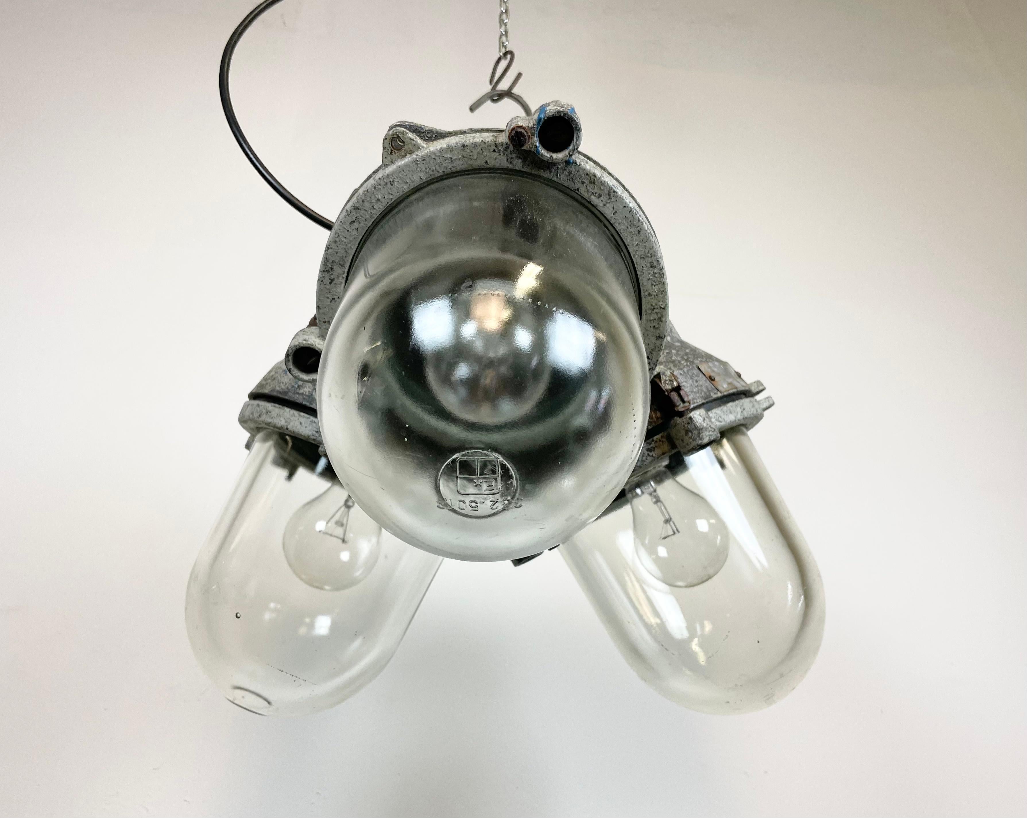 Industrial Explosion Proof Chandelier, 1970s For Sale 5