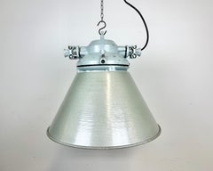 Industrial Explosion Proof Lamp with Aluminium Shade from Elektrosvit, 1970s