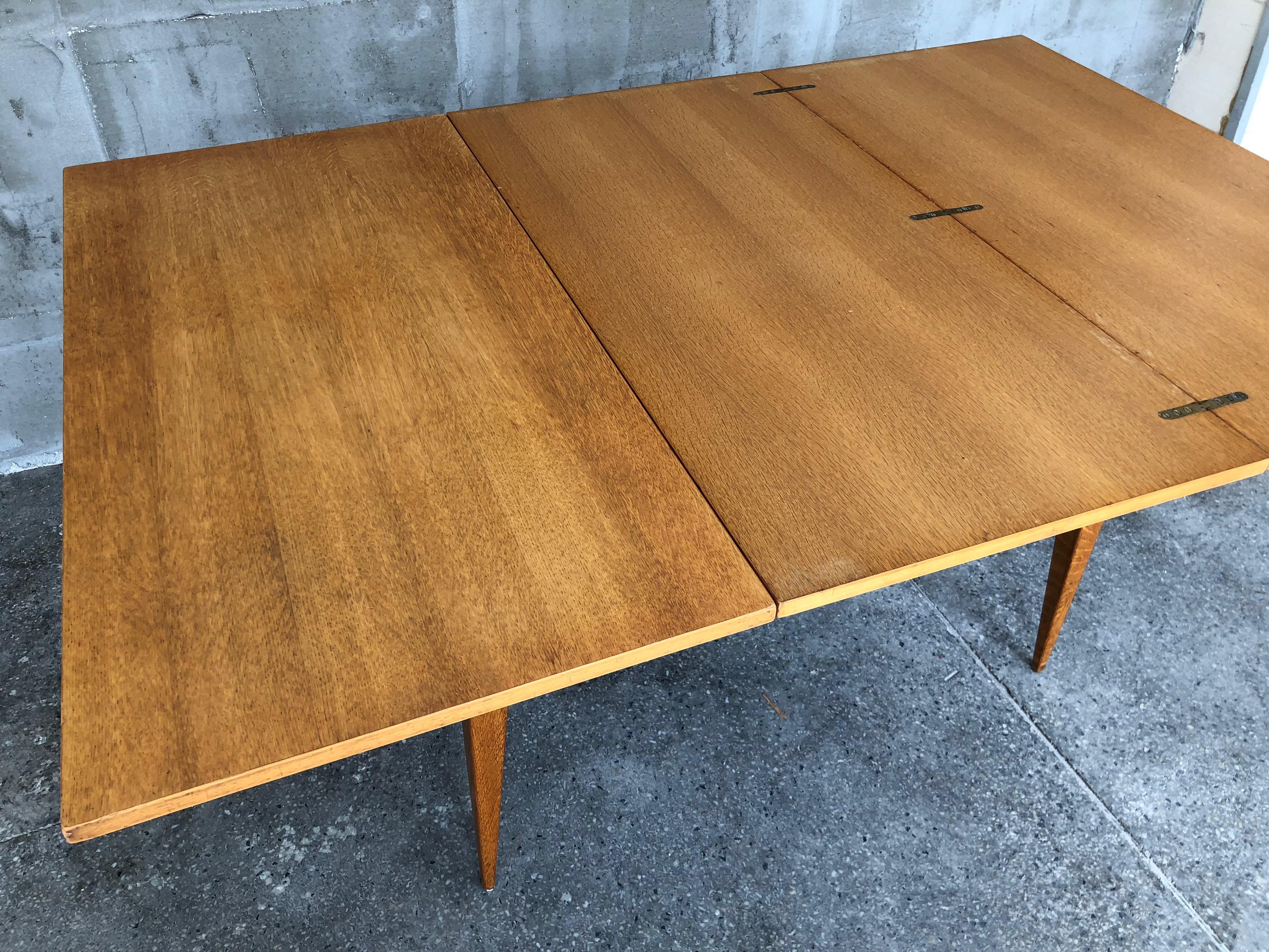 Industrial Extendable Table by Albert Ducros, 1950s For Sale 6