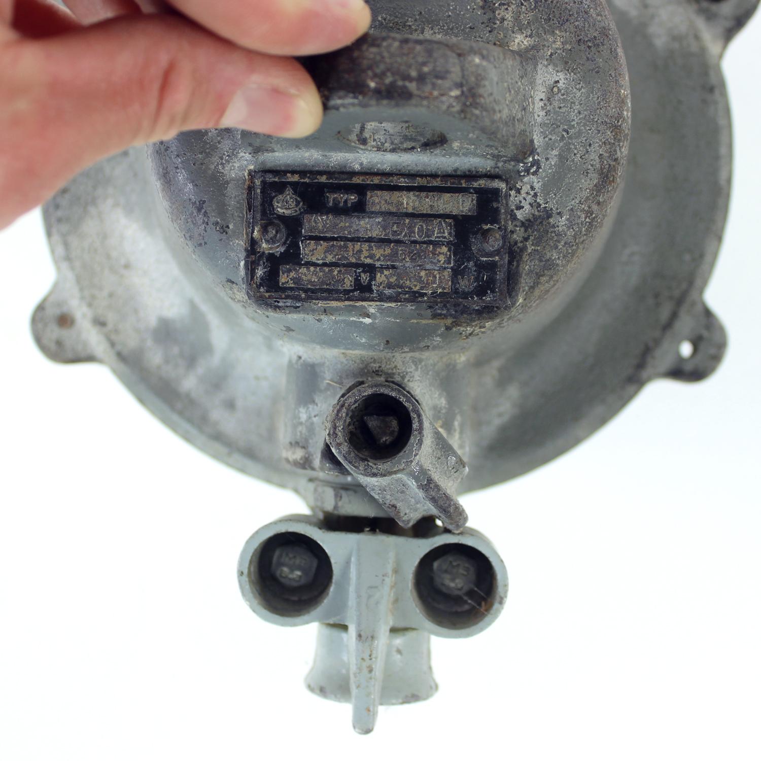 Industrial Factory Ceiling Light, Czechoslovakia 1940s For Sale 1