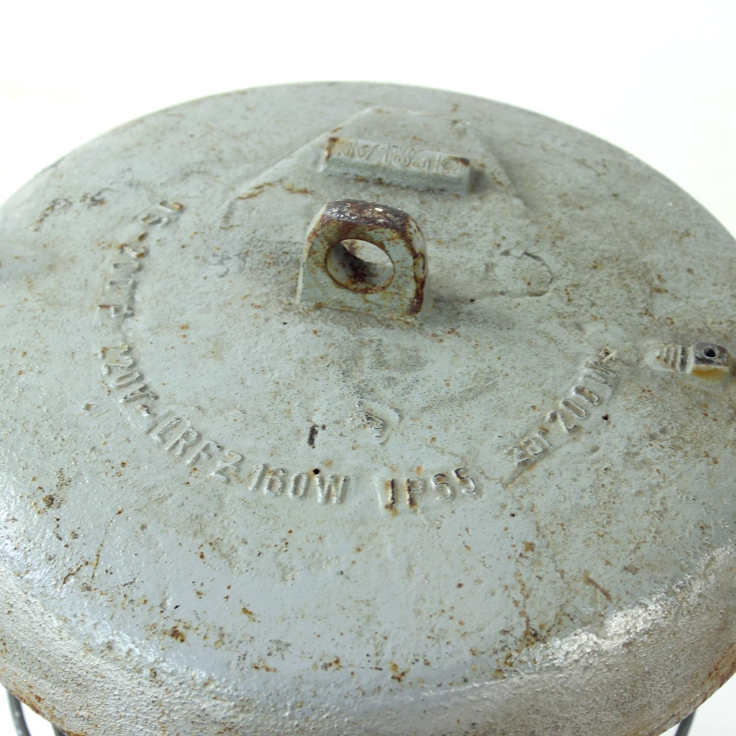 Industrial Factory Ceiling Light, Czechoslovakia 1950s For Sale 7