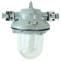 Industrial Factory Ceiling Light, Czechoslovakia 1950s