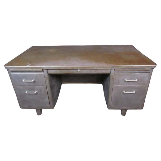 Industrial Factory Desk by Invincible Furniture at 1stDibs | invincible ...