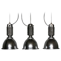 Vintage Industrial Factory Lamp / Lamps by Charles Keller for Zumtobel, 1980s