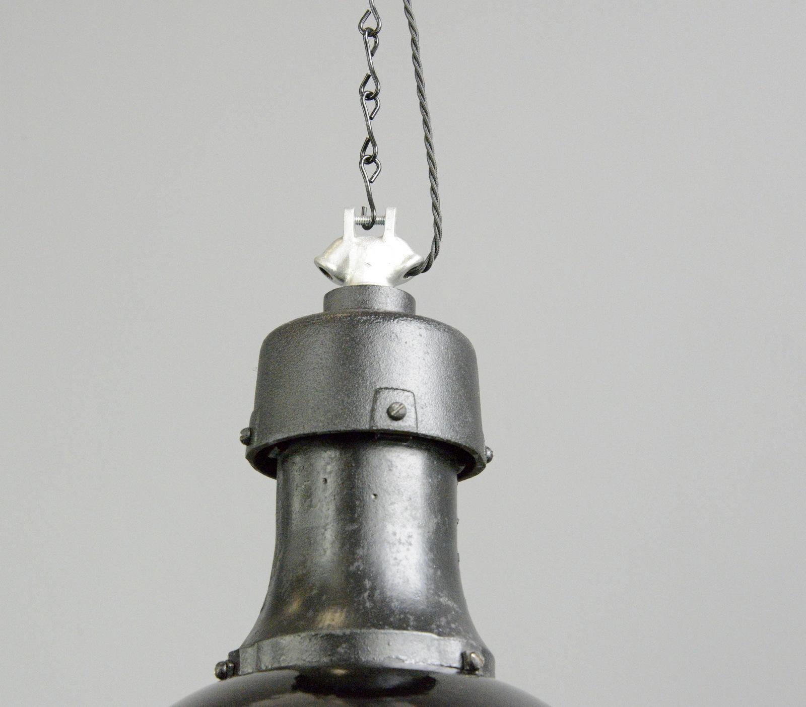 Industrial Factory Lights By Rech Circa 1920s For Sale 1