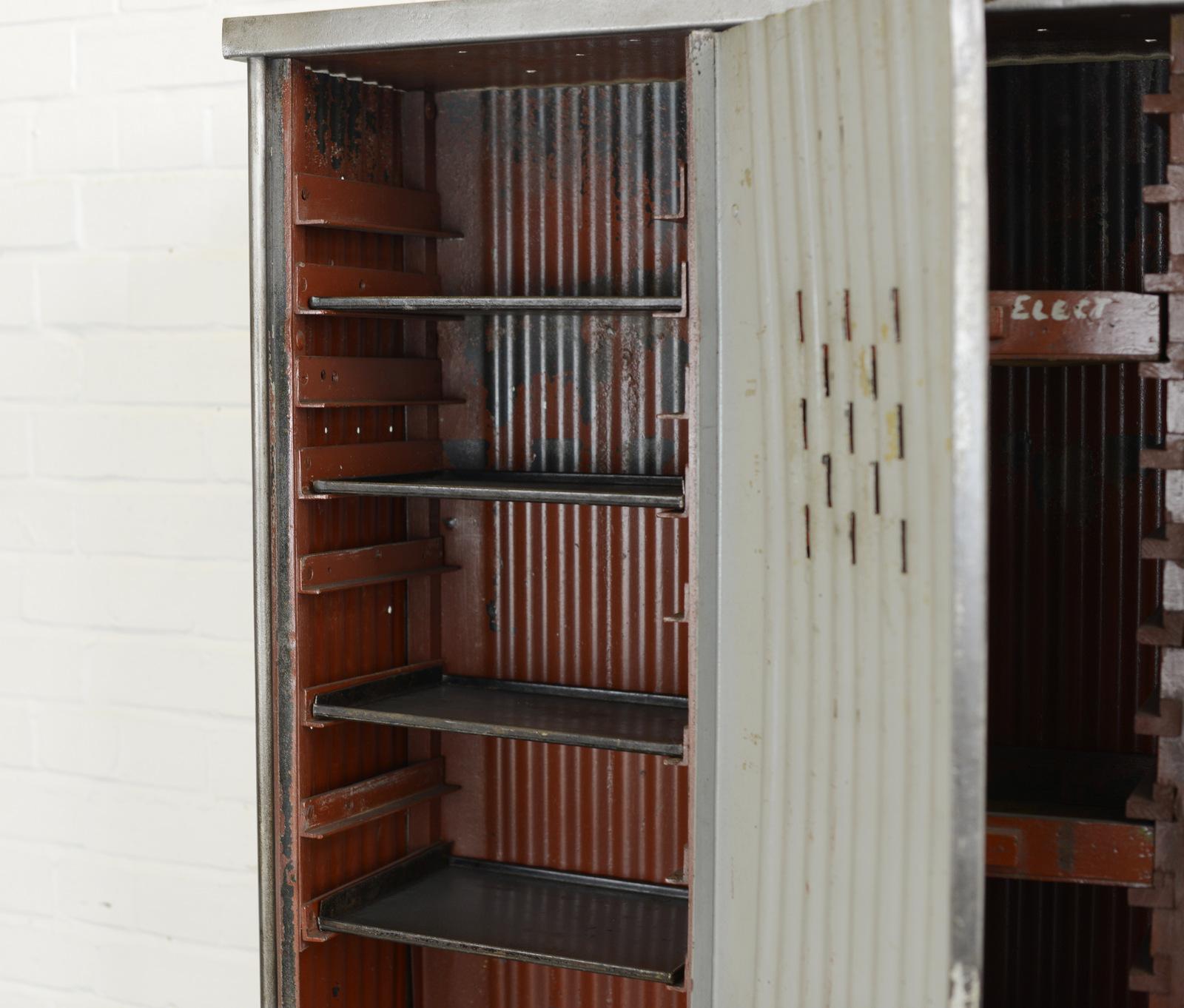 Industrial Factory Lockers by Strafor, circa 1920s 5