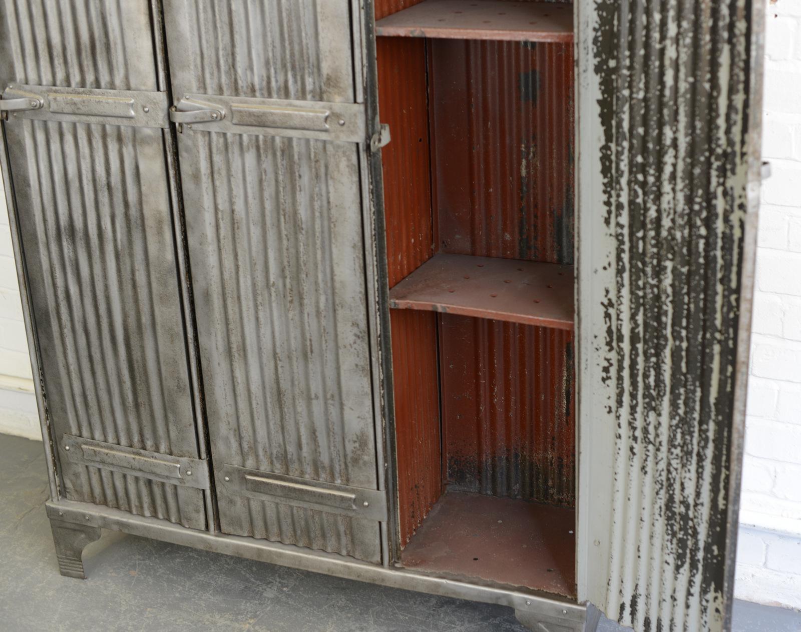 Industrial Factory Lockers by Strafor, circa 1920s 3