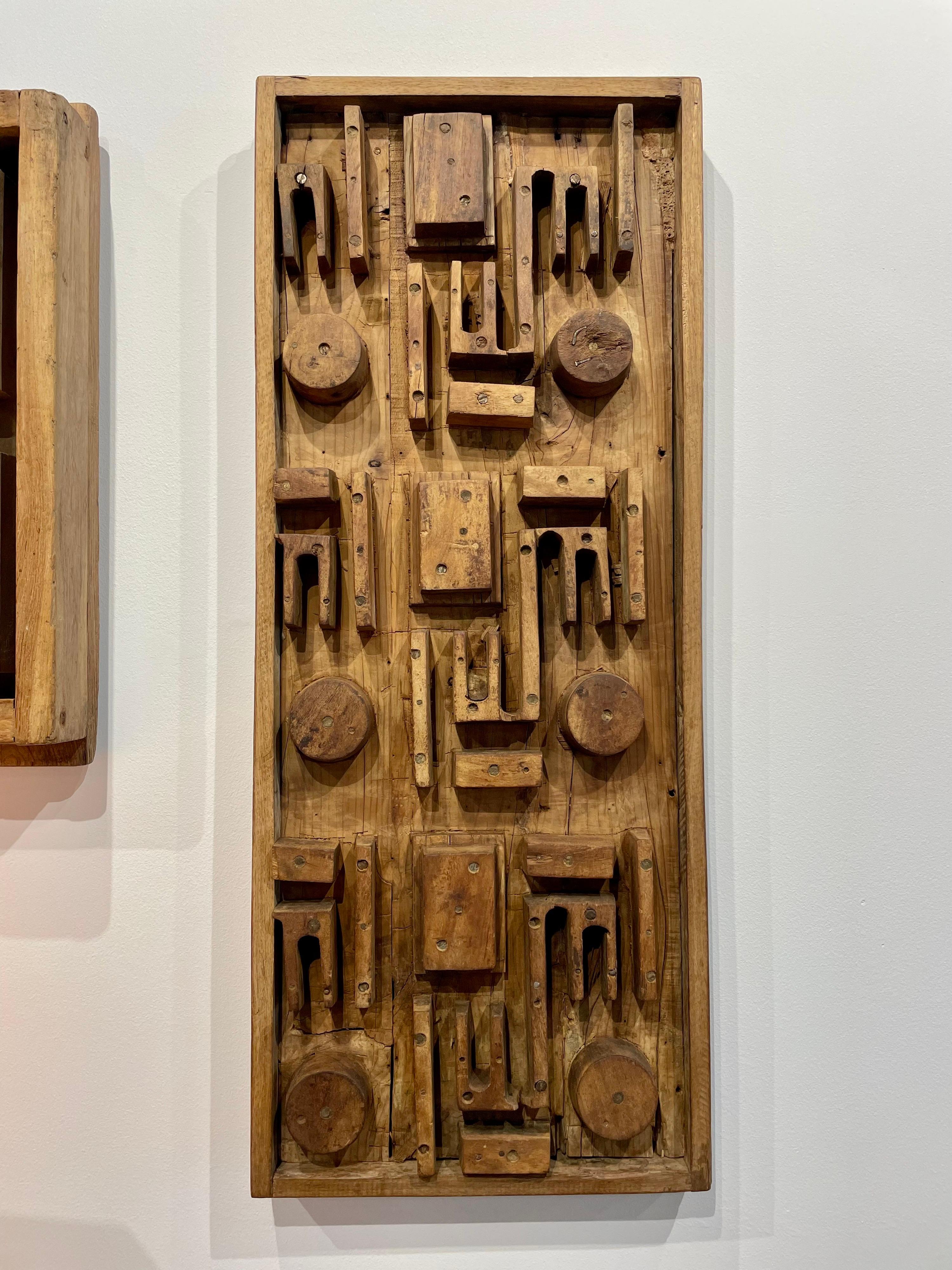 Industrial Factory Mold Wall Art in the Style of Nevelson 1