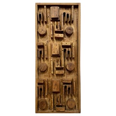 Industrial Factory Mold Wall Art in the Style of Nevelson