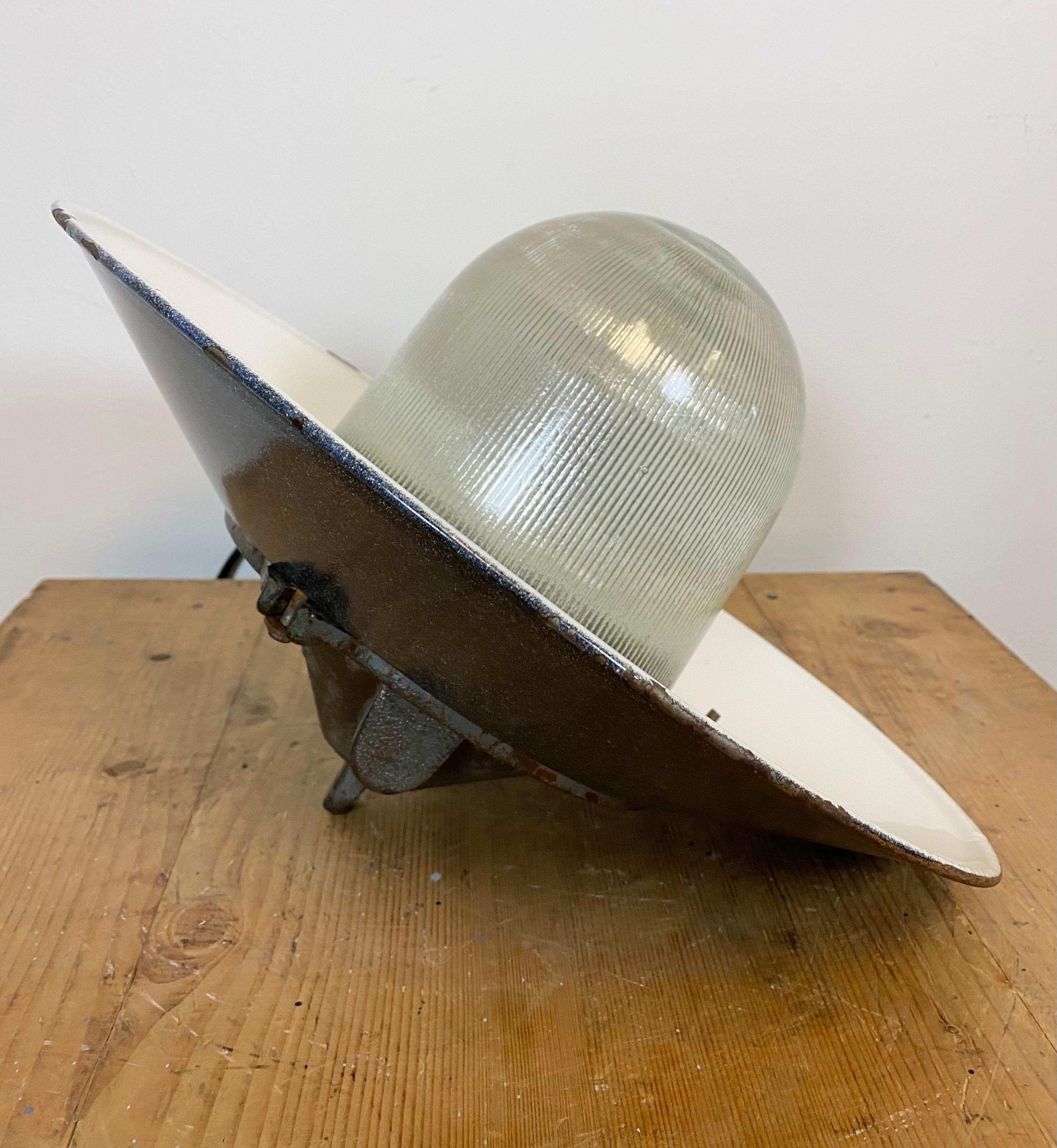 Industrial Factory Pendant Lamp, 1950s 1
