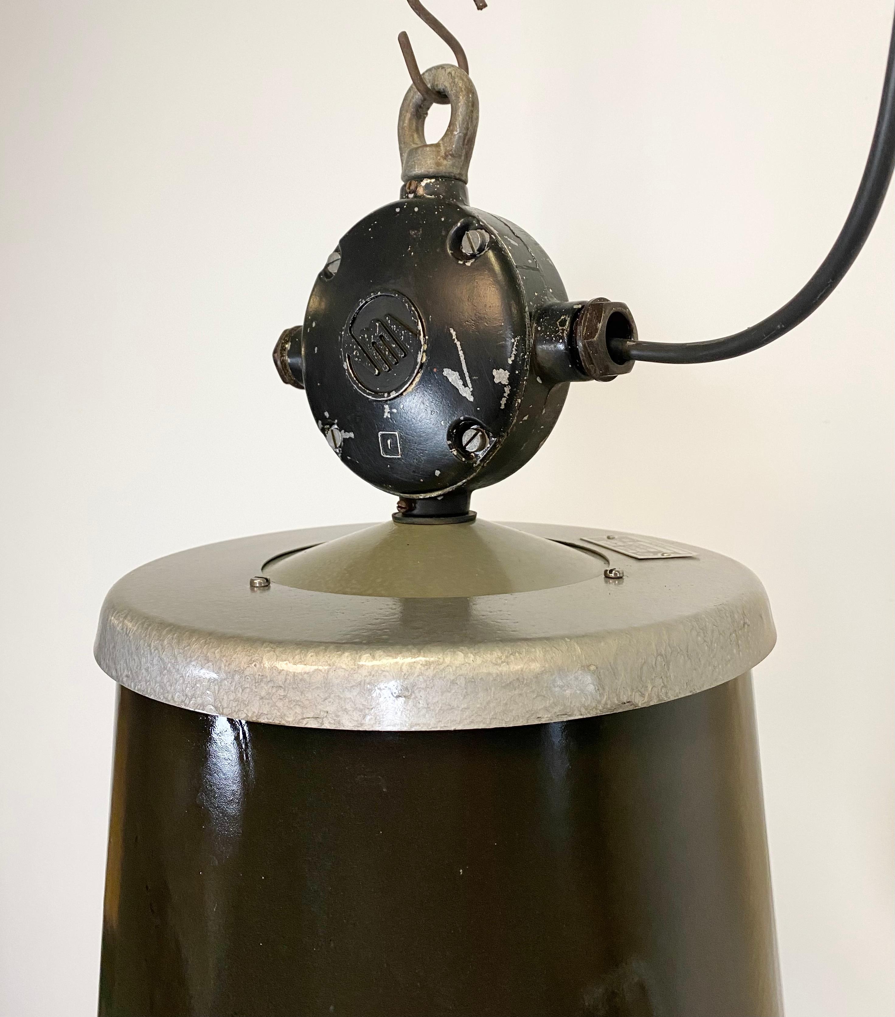 Industrial Factory Pendant Lamp, 1960s For Sale 1