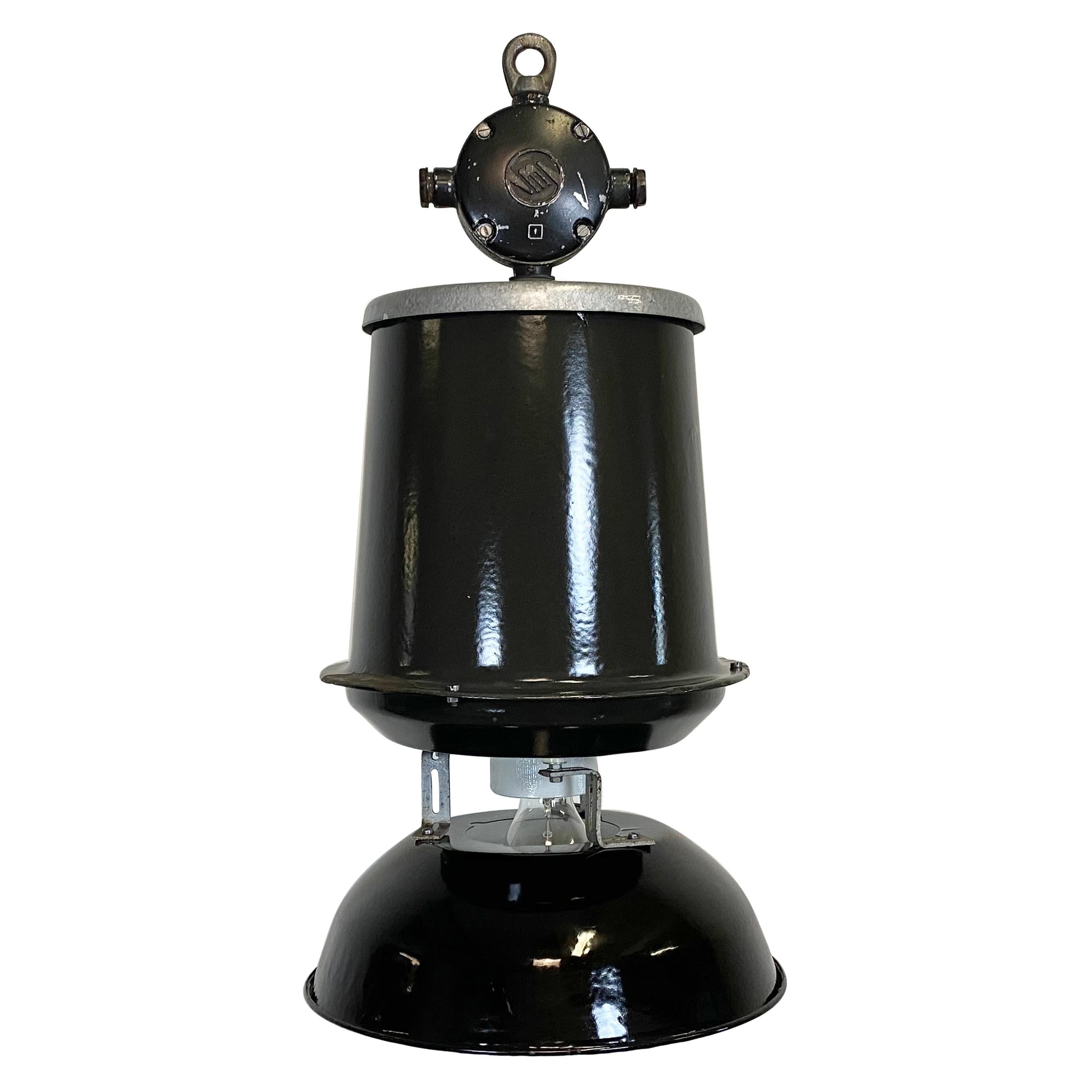 Industrial Factory Pendant Lamp, 1960s For Sale