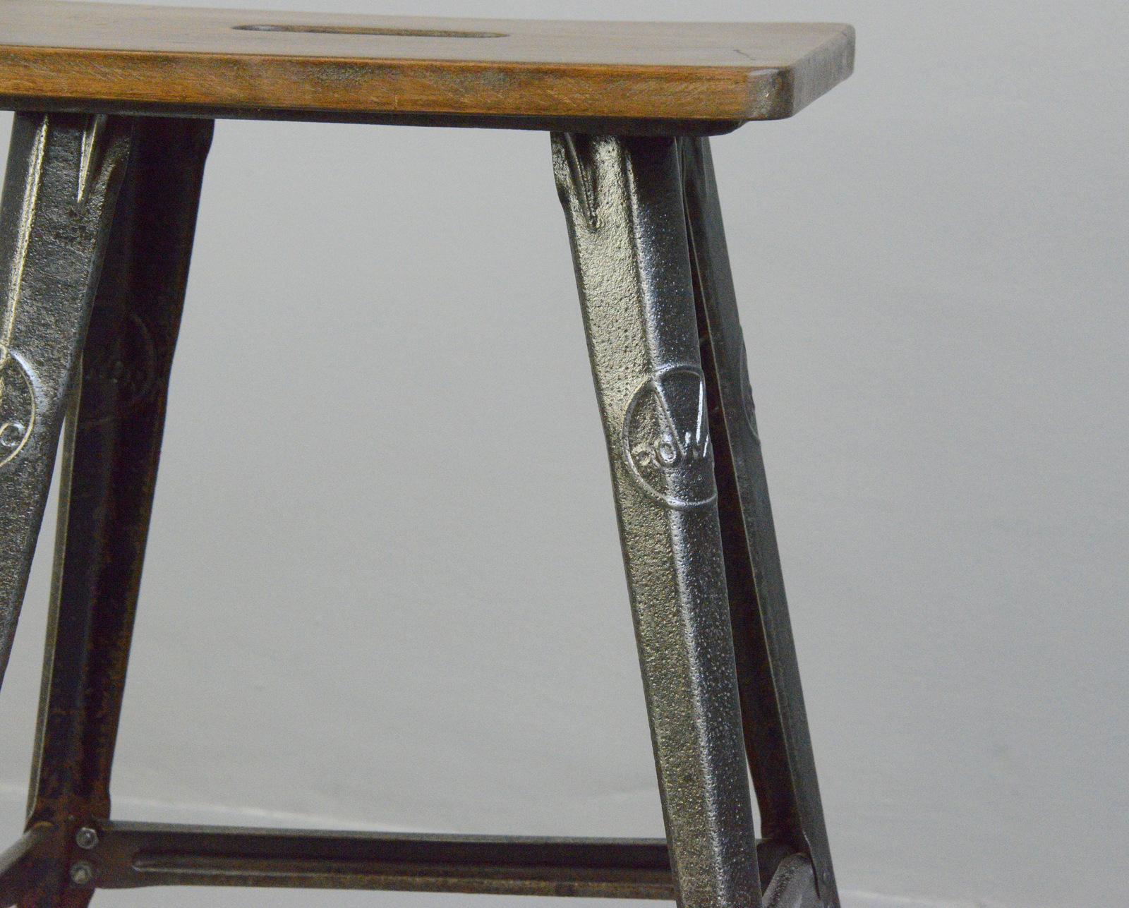 Industrial factory stool by Rowac, Circa 1930s

- Relief 