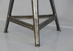 Industrial Factory Stool by Rowac, circa 1930s