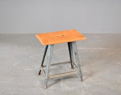 Industrial Factory Stool By Rowac Circa 1930s