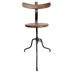 Industrial Factory Swivel Chair, 1950s