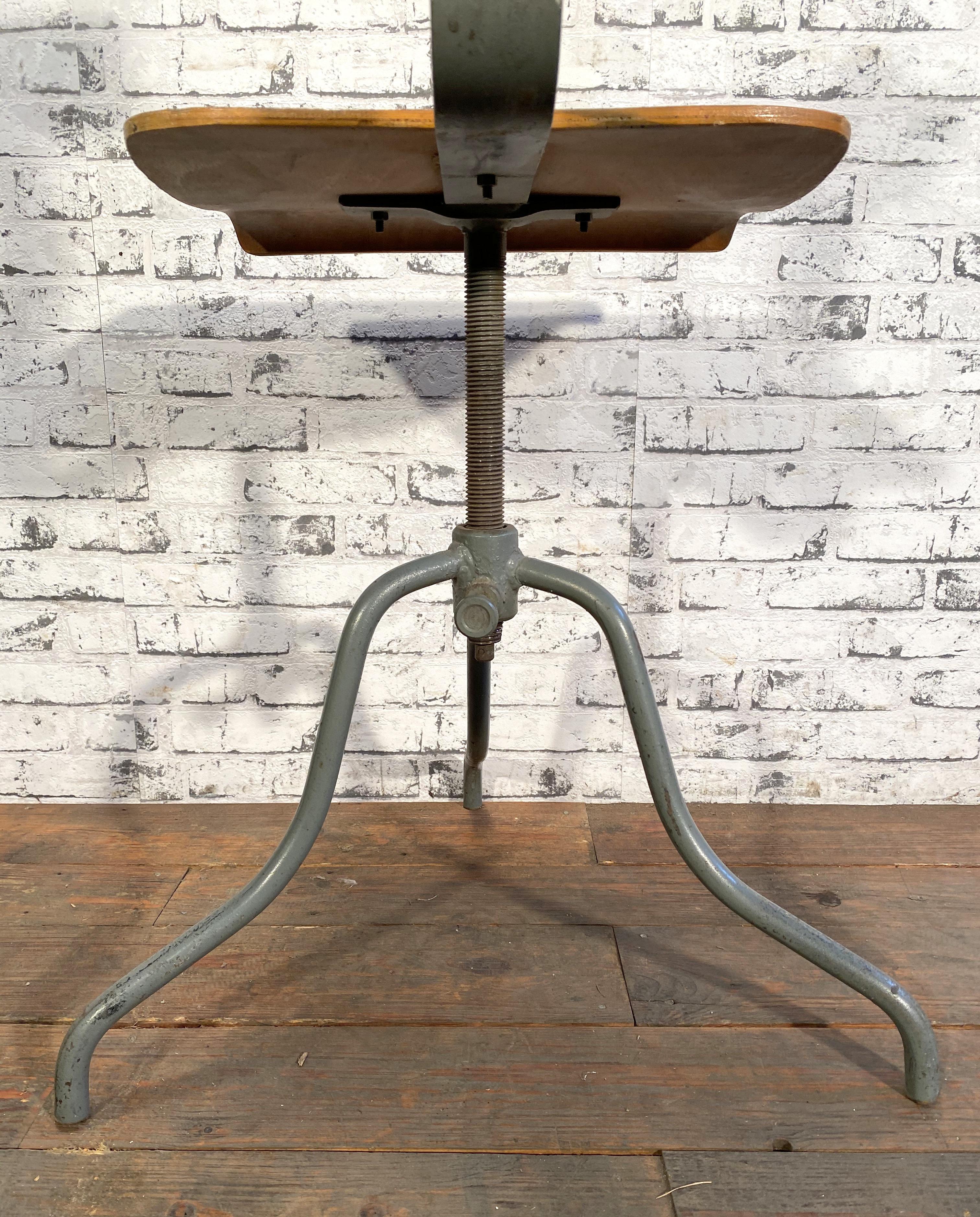 20th Century Industrial Factory Swivel Chair, 1960s
