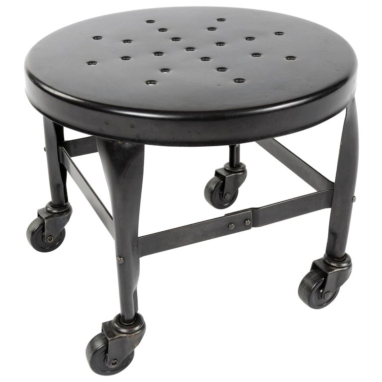 Industrial Filing Stool by Toledo at 1stDibs