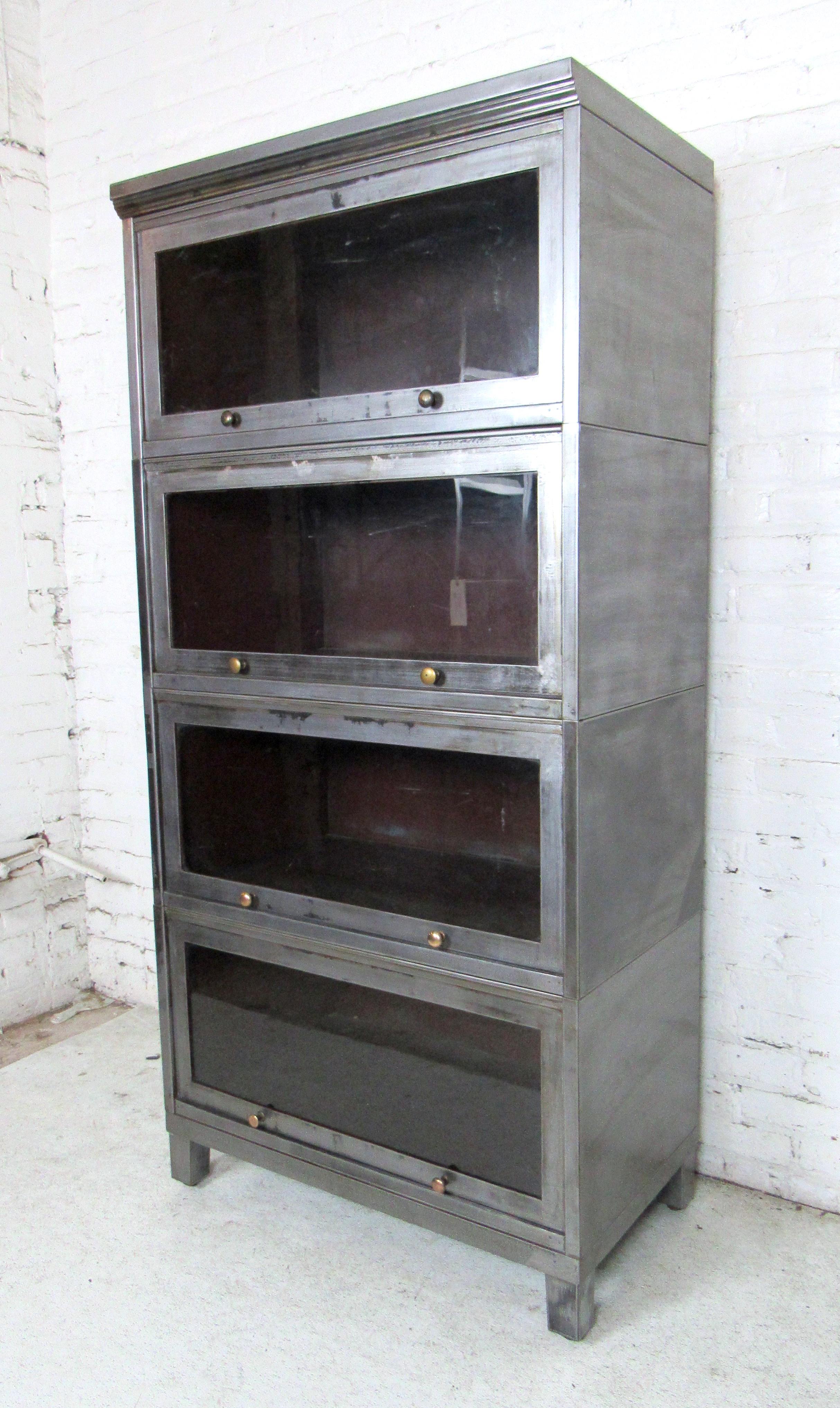 art metal barrister bookcase