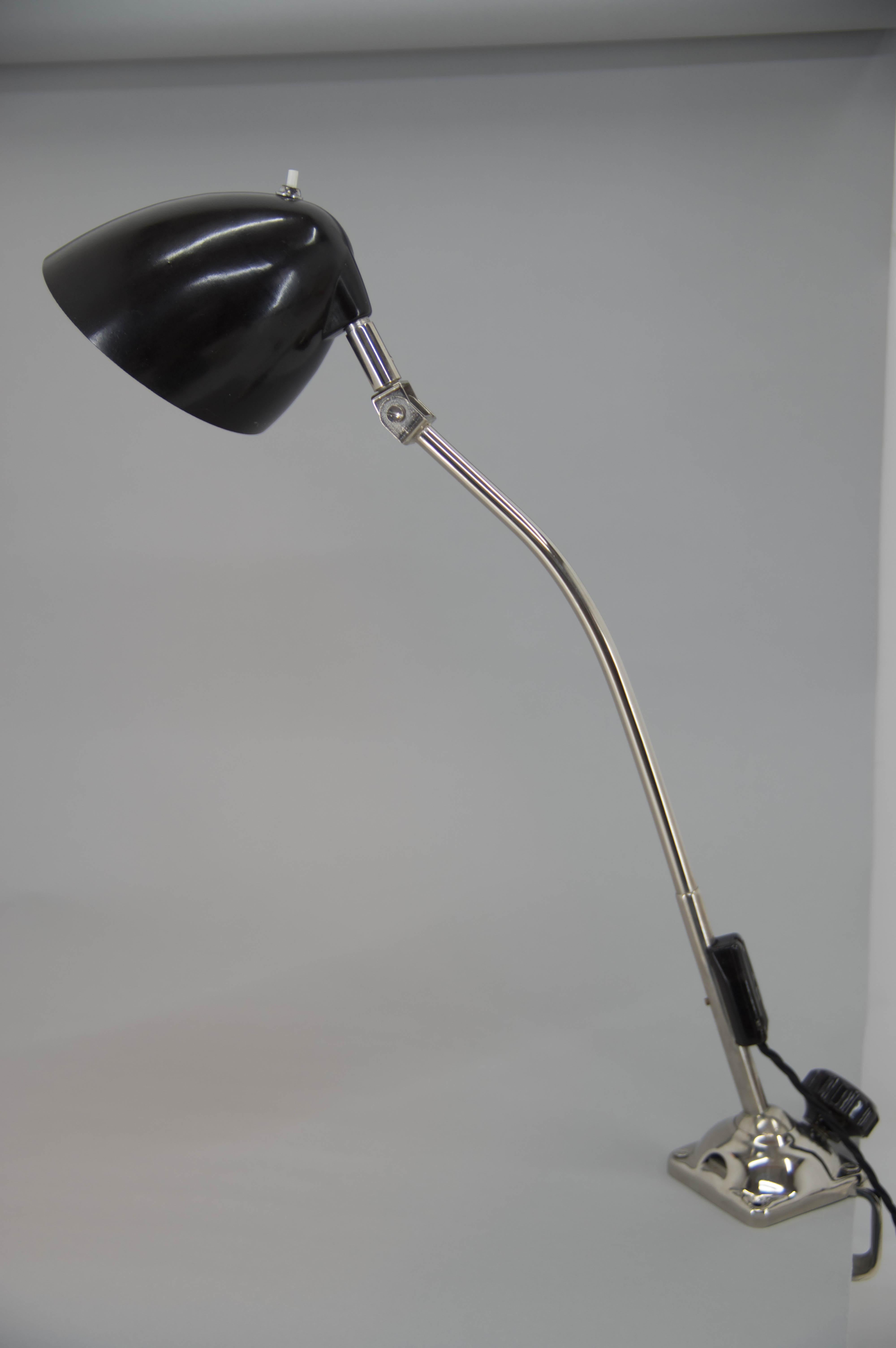 German Industrial Flexible Table Lamp, 1930s For Sale