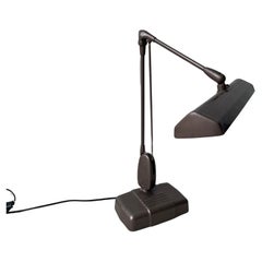 Lampada industriale galleggiante in metallo di Dazor USA , firmata