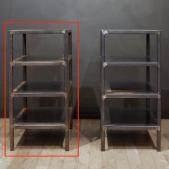 Industrial Four-Tier Steel Shelving Unit