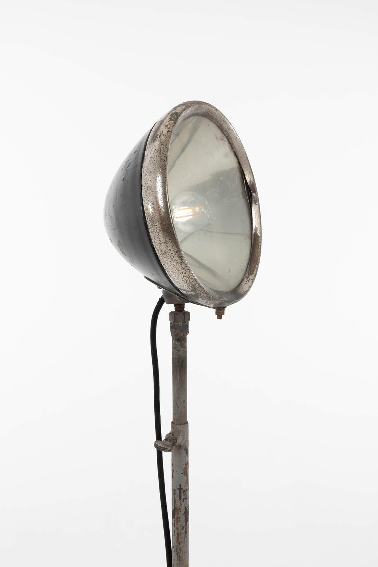 20th Century Industrial French Floor Lamp, circa 1950s For Sale