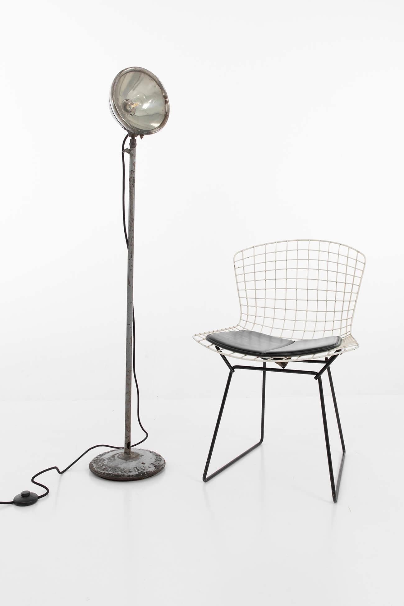 Industrial French Floor Lamp, circa 1950s For Sale 2