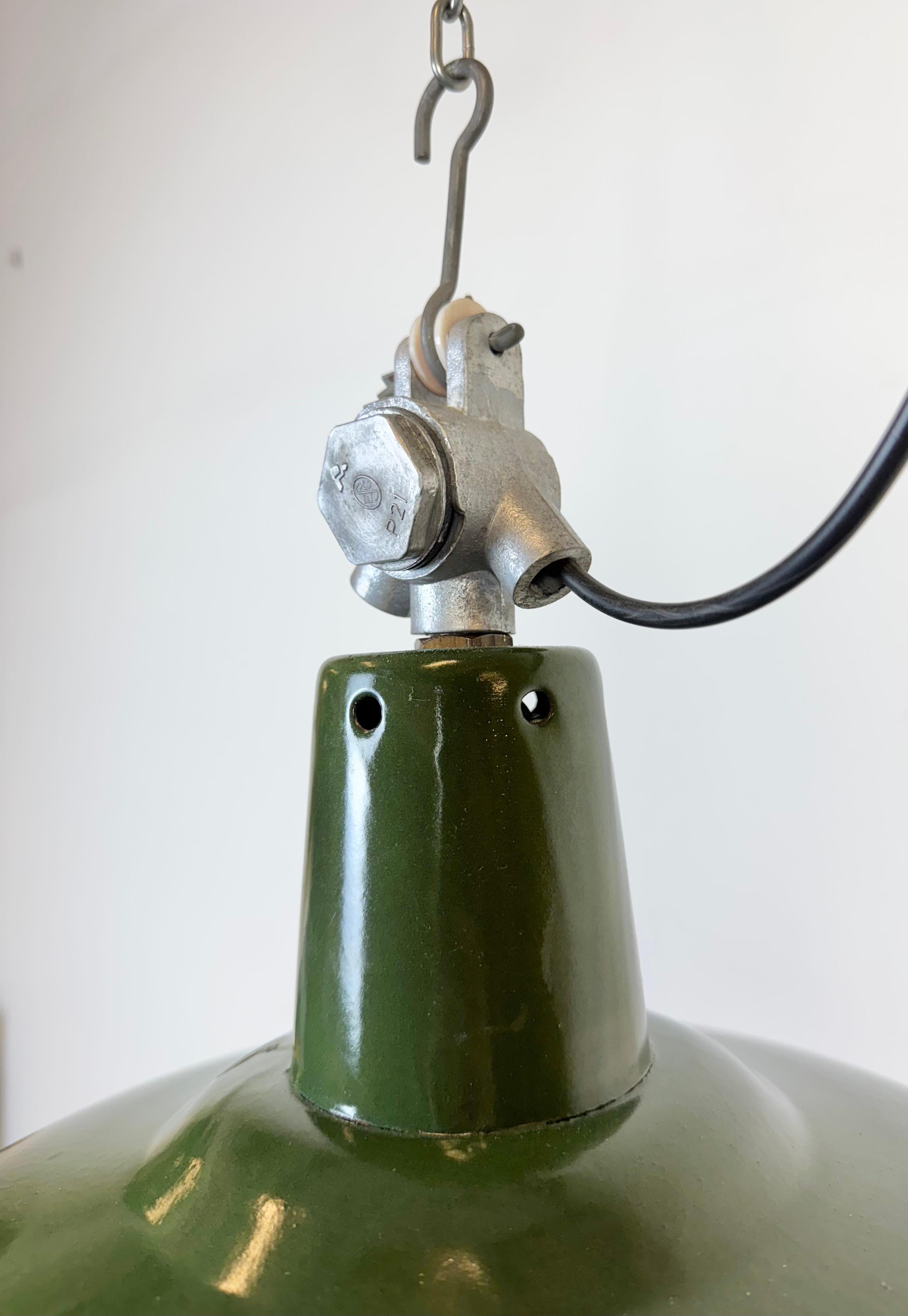 XX secolo Lampada a sospensione industriale francese Greene & Greene Factory, anni '60 in vendita