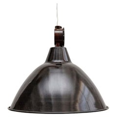 Vintage Industrial French Lamp, circa 1950