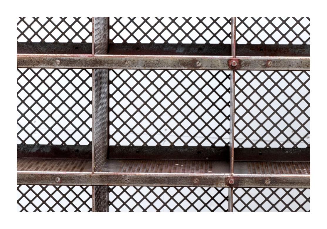 Industrial French Steel Postal Sorting Desk For Sale 2