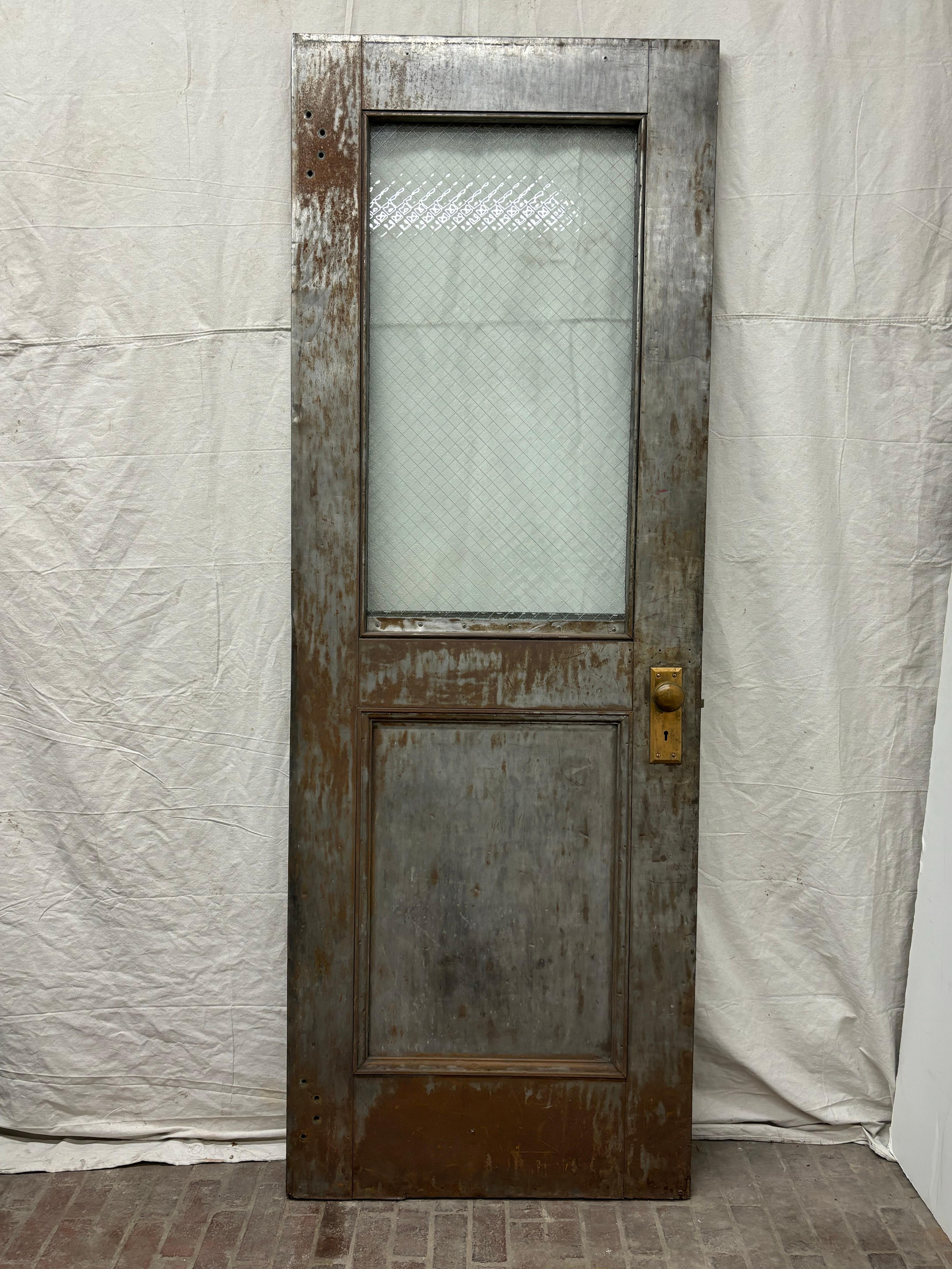 Industrial Galvinized Metal Door 83