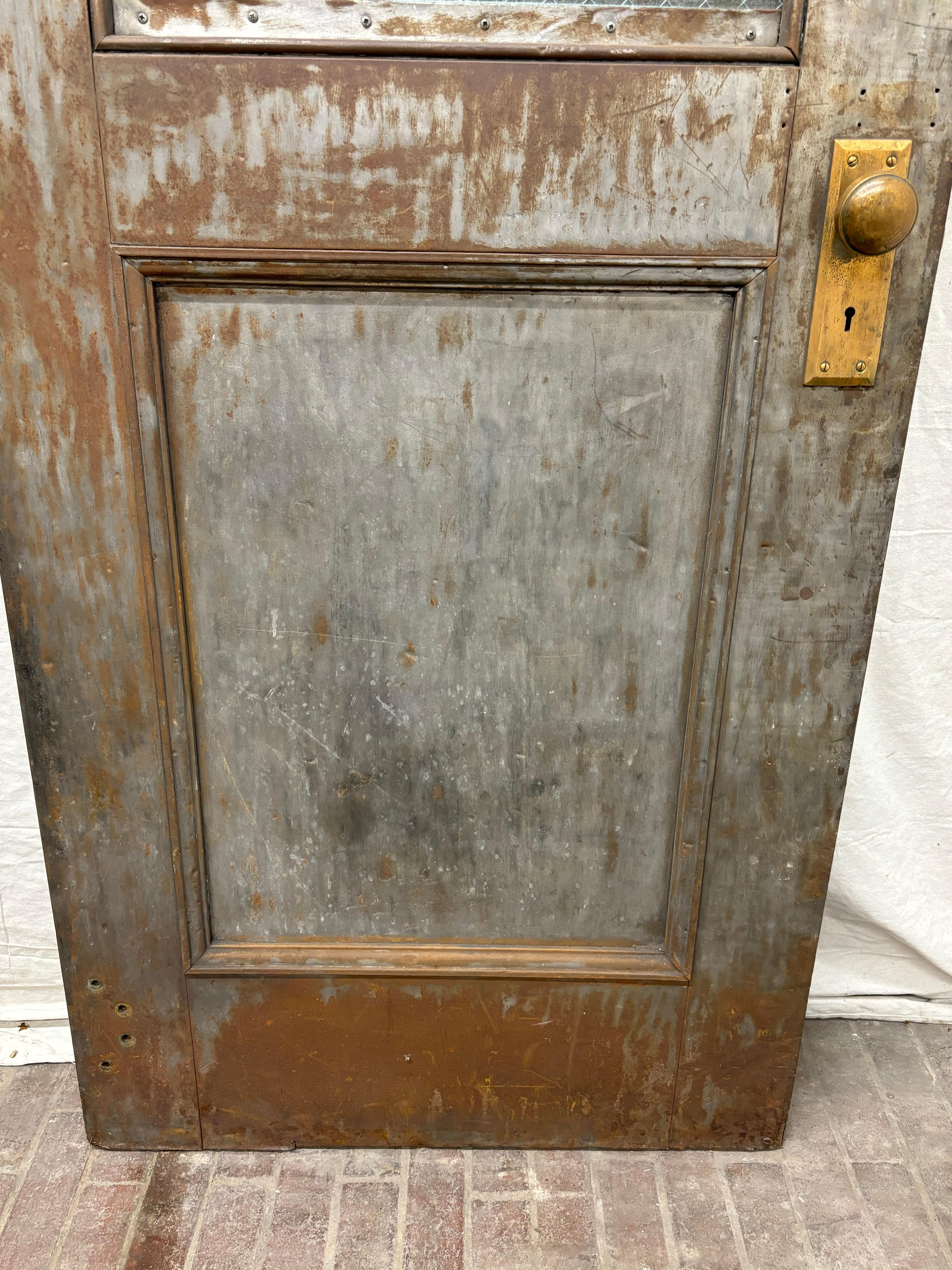 Industrial Galvinized Metal Door 83