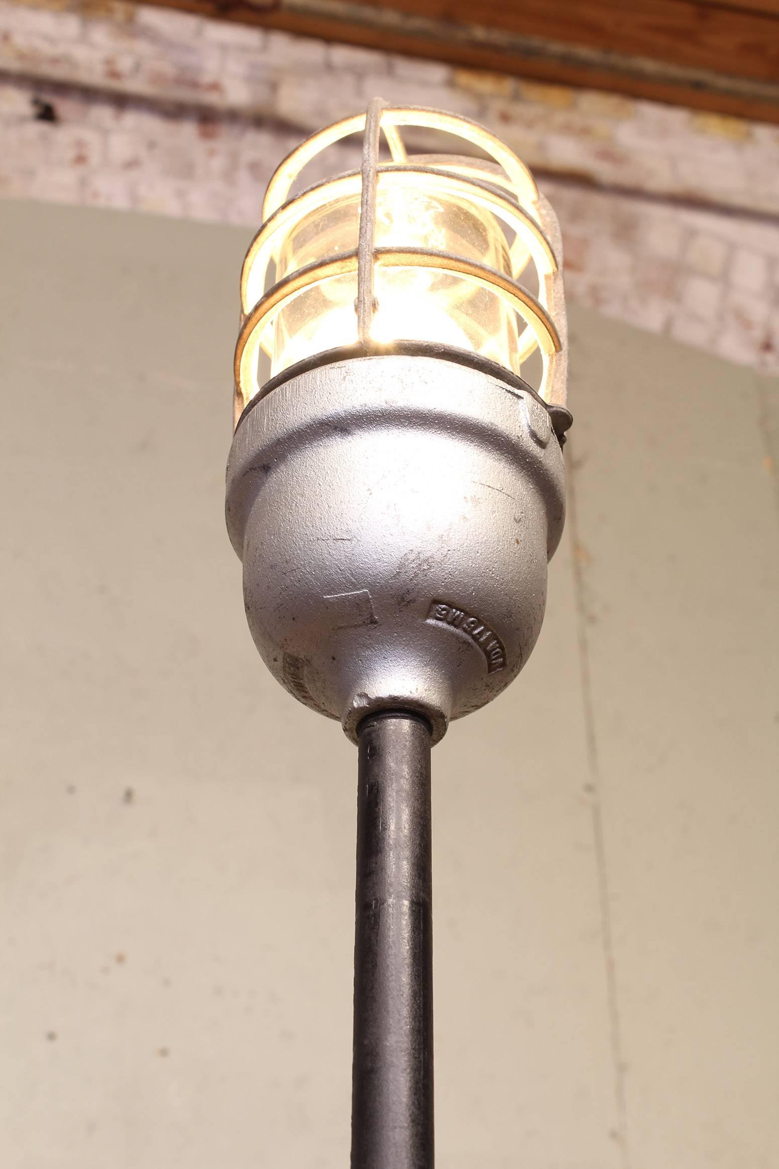 Industrial 'Ghost' Stage Light or Floor Lamp In Good Condition In Oakville, CT