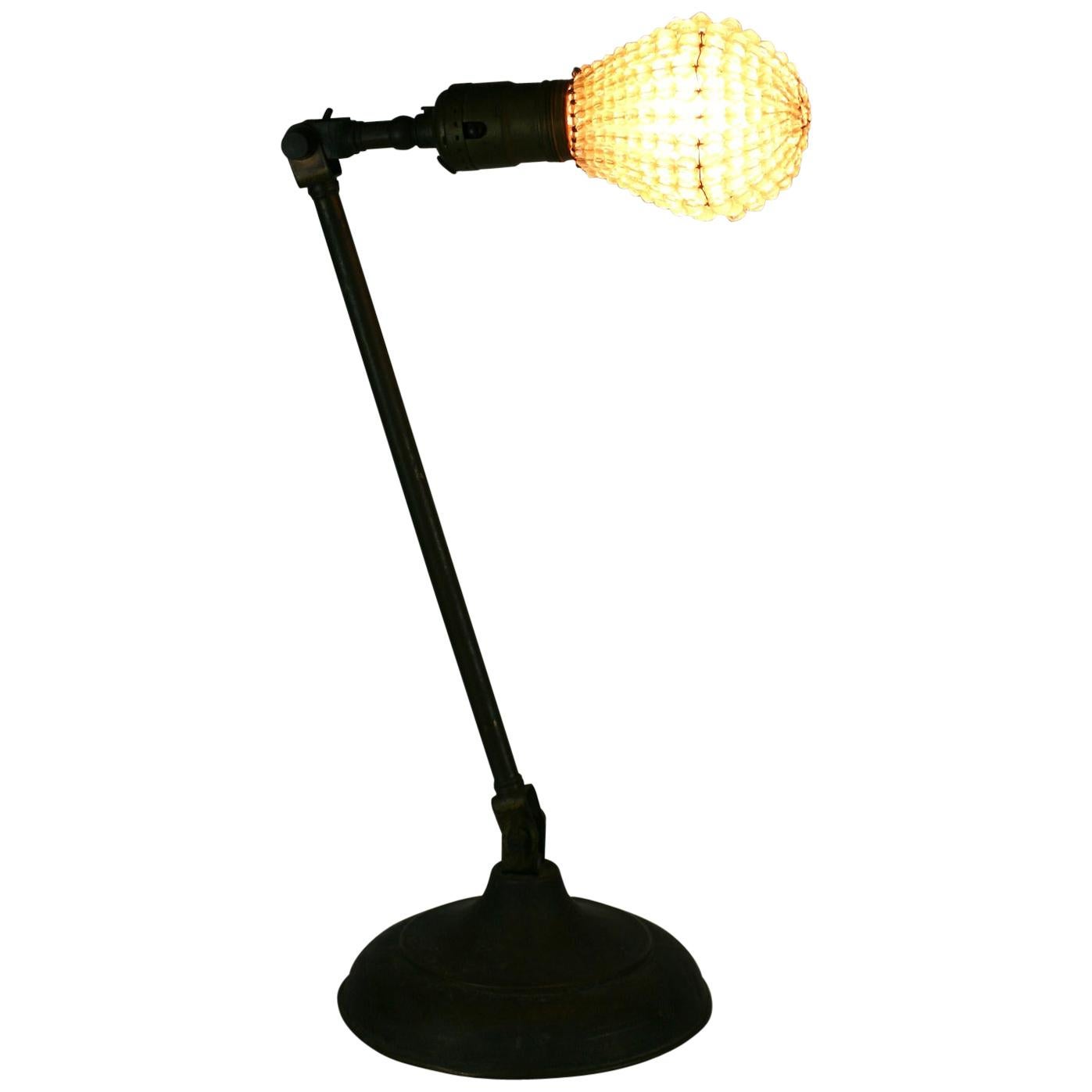 Industrial Glam Lamp For Sale