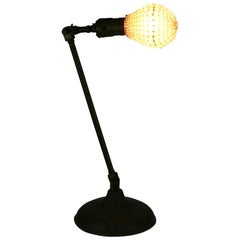 Vintage Industrial Glam Lamp